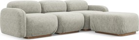 Modułowa sofa narożna Ailani, tkanina szenilowa