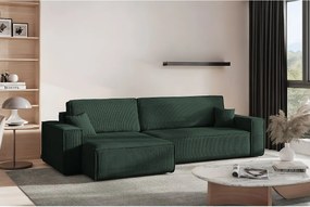 Narożnik Karl XL tkanina Poso 14 ciemnozielony