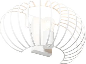 Designerska lampa ścienna biała 39 cm - Johanna