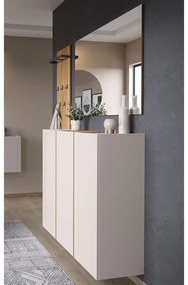 Wieszak ścienny w dekorze dębu w naturalnym kolorze 46 cm Libbiano – Germania