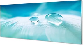 Panel nad Blat Kuchenny Makro Detal Kropli Wody