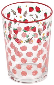 Duża szklanka w owocowy wzór, 510 ml
