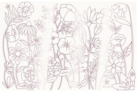 Papierowe maty stołowe zestaw 8 szt. 28x42.5 cm Butterflies &amp; Flowers – Meri Meri