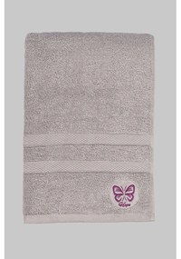 Szary bawełniany ręcznik kąpielowy frotte 70x140 cm Hope – Foutastic