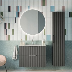 Zestaw mebli łazienkowych TIM 80 cm z umywalką ceramiczną