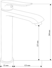 Mexen Pecos DF05 zestaw wannowy, czarny - 72713DF05-70