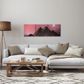 Obraz - Piramidy w Gizie, Egipt (z zegarem) (90x30 cm)