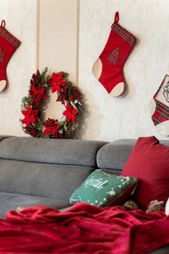 Wianek świąteczny z gwiazdą betlejemską, Ø 50 cm