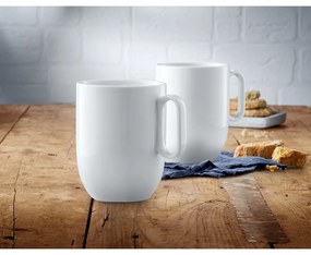 Białe porcelanowe kubki zestaw 2 szt. 380 ml Barista – WMF