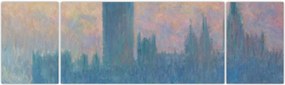 Obraz - Claude Monet, The Houses of Parliament, Sunset, reprodukcje (170x50 cm)