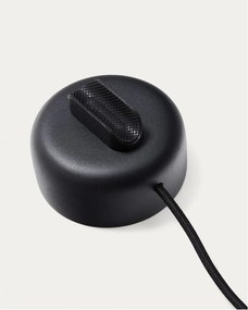 Czarna metalowa lampa punktowa LED ø 8,5 cm Orey – Kave Home