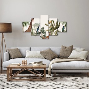 Obraz - Mieszkańcy Afryki (125x70 cm)