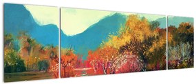 Obraz - Kolory jesieni (170x50 cm)