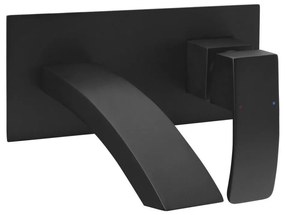 Sapho - Bateria umywalkowa GINKO czarny mat