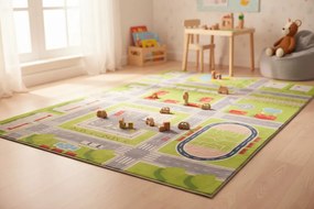 Kolorowy dywan dziecięcy z ulicami B9-L10