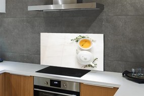 Szklany Panel Dzbanek Świeżej Herbaty