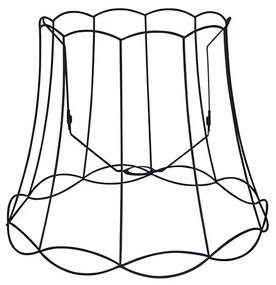 Metalowy klosz czarny 50/40 - Granny Frame Retro