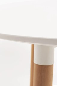 Okrgy stó wieowy 110 cm biay