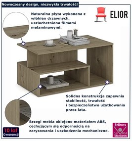 Ława klasyczna do salonu dąb artisan C1-C50