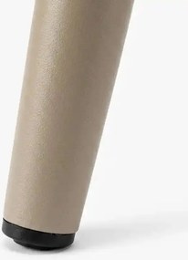 Stół ogrodowy aluminiowy beżowy 180x90 cm Spiek kamienny solidny i trwały