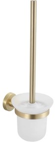 Mexen Remo szczotka toaletowa, złota szczotkowana - 7050750-55