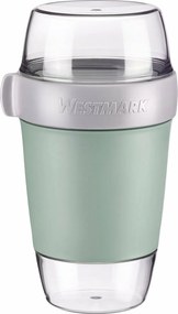 Westmark Trzyczęściowy pojemnik na żywność, 1150 ml, miętowyo-zielony, L