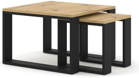 Zestaw stolików kawowych dąb artisan K5-F52