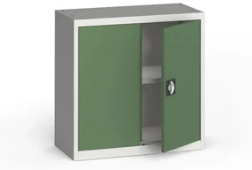 Kovona Szafa metalowa, 800 x 800 x 400 mm, 1 półka, szara/zielona