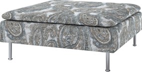 Pokrowiec na podnóżek Söderhamn kolor wielokolorowy tkanina strukturalna, wzorzysta