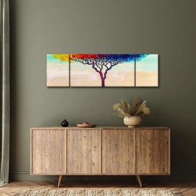 Obraz malowanego drzewa (170x50 cm)