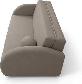 Sofa rozkładana Nubi trzyosobowa 140 cm z pojemnikiem - beżowa boucle Quelle 16