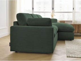 Zielony sztruksowy narożnik Belair – Bobochic Paris