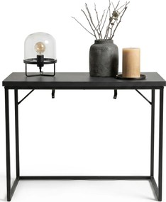 Czarna konsola minimalistyczna metalowa G2-N64