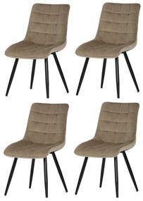 Zestaw krzeseł do jadalni CT-384 CAP4, 4 szt.