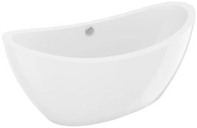 Wanna wolnostojąca designerska biała - 225 l - 170 x 83 x 77 cm - ALDA