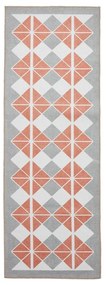 Pomarańczowo-szary chodnik odpowiedni do prania 76x230 cm Victoria Orange – Think Rugs
