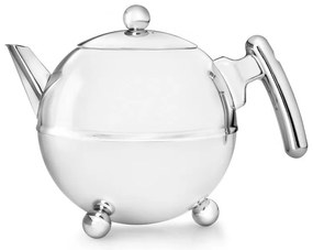 Dzbanek do herbaty ze stali nierdzewnej w kolorze srebra 1,2 l Bella Ronde – Bredemeijer