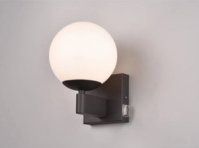 Kinkiet w kolorze matowej czerni ø 14 cm Kula – Trio