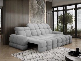 Narożnik TOLLO MINI S Prawostronny Elektryczna regulacja Bubble 06 kolor Jasny Szary WERSAL