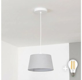 Brilagi - Lampa wisząca LED na przewodzie CERIA 1xE27/40W/230V śr. 25 cm szara