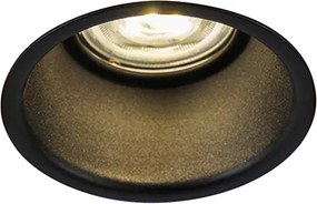 Nowoczesny inteligentny reflektor wpuszczany czarny z WiFi GU10 - Dept