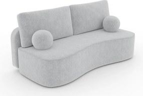 Masseno Sofa ROTONDO z funkcją spania i pojemnikiem na pościel - Szary - ANTHOLOGY 15