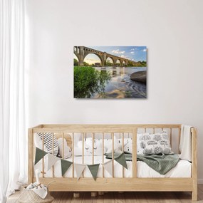 Obraz na szkle - Most kolejowy w Richmond (70x50 cm)