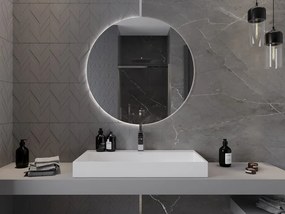 Mexen Erg lustro łazienkowe podświetlane, okragłe 90 cm, LED 6000K, antypara - 9823-090-090-611-00