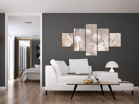 Obraz - Przeklęte łabędzie (125x70 cm)