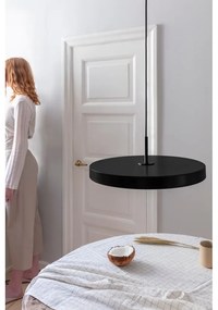 Czarna lampa wisząca LED ze ściemniaczem i metalowym kloszem ø 43 cm Asteria Plus Medium – UMAGE