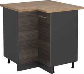 Szafka narożna szlachetna szarość 75.6x60x81.6 r-line