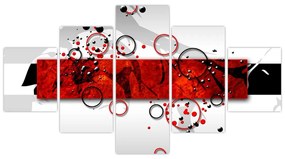 Obraz abstrakcji (125x70 cm)