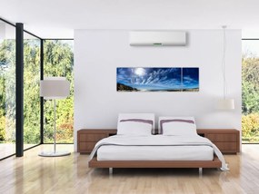 Obraz nieba z chmurami (170x50 cm)
