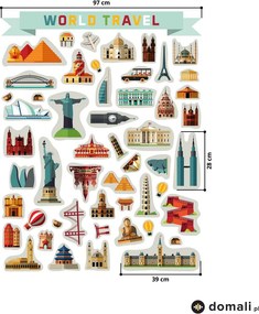 Naklejki na ścianę - Architektura świata